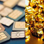 He took gold from SIM cards!