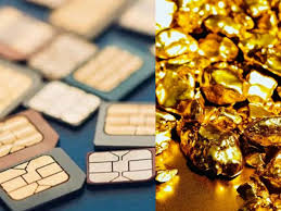 He took gold from SIM cards!