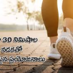 “రోజూ 30 నిమిషాల నడక – ఆరోగ్యంగా, ఫిట్‌గా ఉండే సులభమైన రహస్యం!”