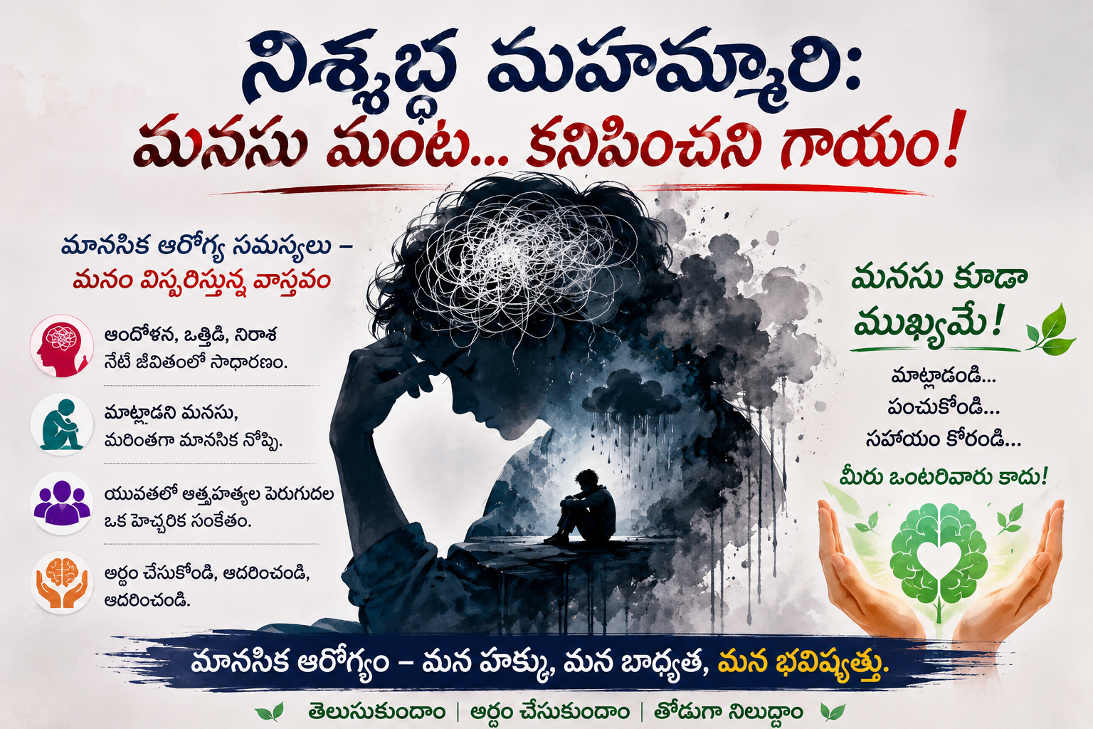 మానసిక ఆరోగ్య సంక్షోభం: ప్రతి ఒక్కరూ తప్పక తెలుసుకోవాల్సిన నిజాలు! ? Mental Health Crisis in Telugu |