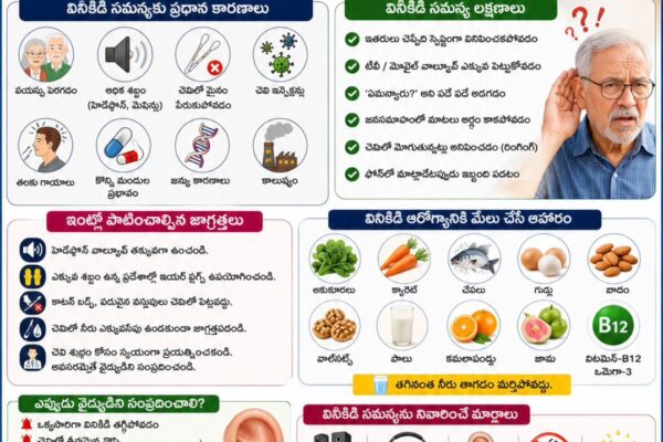 వినికిడి సమస్య (Hearing Loss):లక్షణాలు,