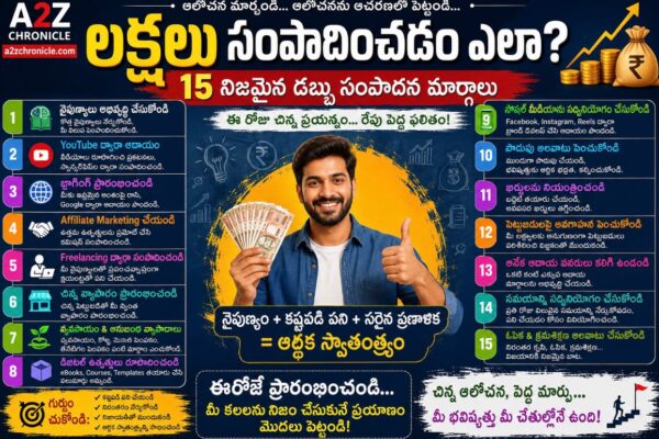 లక్షలు సంపాదించడం ఎలా?Money-మార్గాలు.