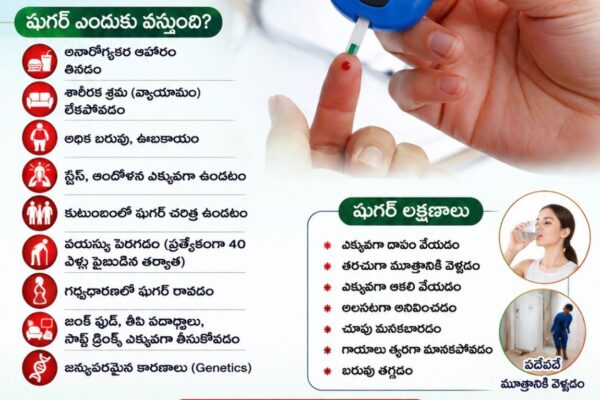 షుగర్ ఎందుకు వస్తుంది?