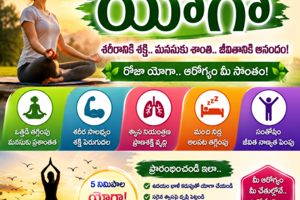 యోగా వల్ల కలిగే ప్రయోజనాలు.!